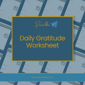 Daily Gratitude Worksheet