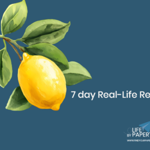 7-day Real Life Reset