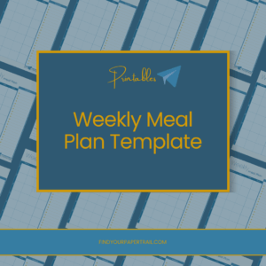 Weekly Meal Plan Template